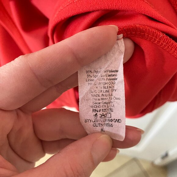 2/$20 - Coral A'Gaci Spaghetti Strap Skirted Romper - Picture 8 of 8